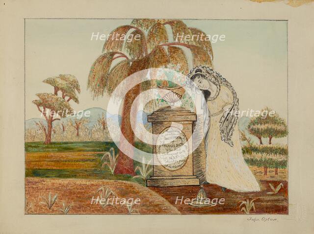 Mourning Picture, c. 1936. Creator: John Oster.