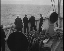 Coast Guard Enforcing Prohibition on Rum Runners, 1929. Creator: British Pathe Ltd.