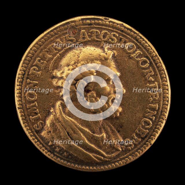 Saint Peter, Prince of Apostles, c. 1700. Creator: Philipp Heinrich Müller.