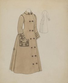 Woman's Coat, c. 1936. Creator: Roberta Spicer.