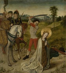 Decapitation of St Catherine, c1470-1480. Creator: Cologne Master.