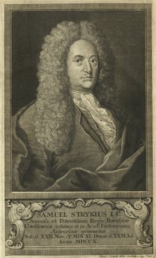 Portrait of Samuel Stryk (1640-1710).