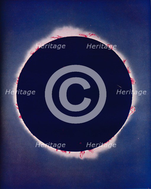 'What Is Seen During The Few Moments of a Total Eclipse', c1935. Artist: Unknown.