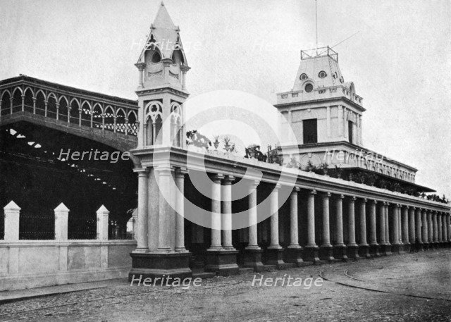 Paraguayan Central Railway Station, Asuncion, Paraguay, 1911. Artist: Unknown