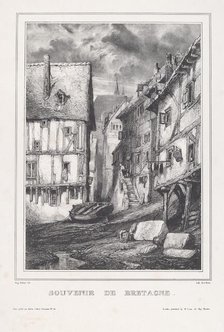 Souvenir de Bretagne, 1832. Creator: Eugene Isabey.