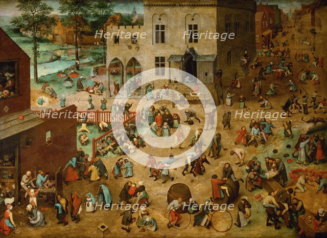 Children’s Games, 1560. Artist: Bruegel (Brueghel), Pieter, the Elder (ca 1525-1569)