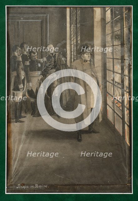 Napoleon and his staff in the Kremlin before the burning Moscow, .