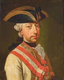 Portrait of Emperor Joseph II (1741-1790), c. 1780. Creator: Anonymous.