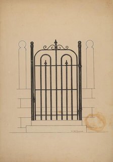Iron Gate, c. 1941. Creator: Clarence W Dawson.