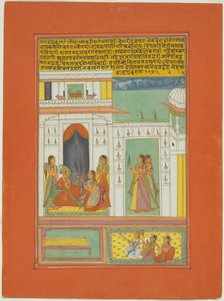 Raga Dipak, Page from a Jaipur Ragamala Set, 1750/70. Creator: Unknown.