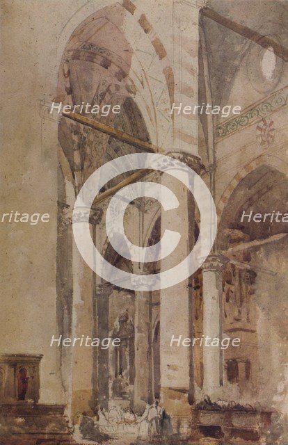 'St. Anastasia, Verona', 19th century, (1935). Artist: William Wood Deane.