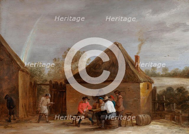Village Scene, about 1640. Creator: David Teniers II.