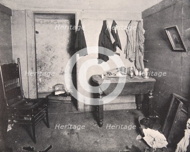 Tenement housing, New York City, USA, 1890s. Artist: Unknown