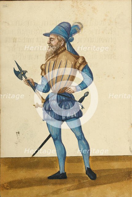 A Man with an Axe, about 1560-1570. Creator: Unknown.