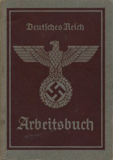 Front cover of a Nazi German workbook, 1941. Artist: Unknown.