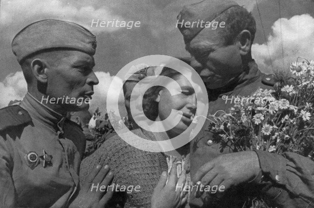 Victory day, World War II, USSR, 1945. Artist: Anon