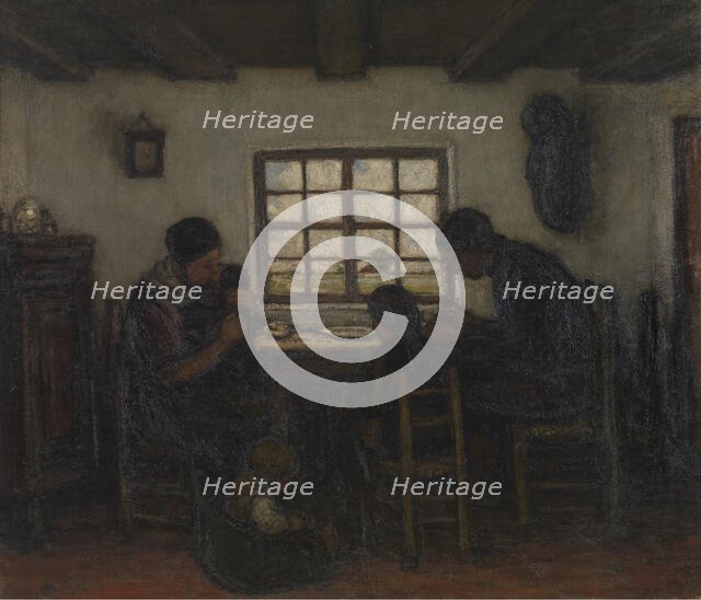 Interior in the Kempen, c1920s. Creator: Jakob Smits.