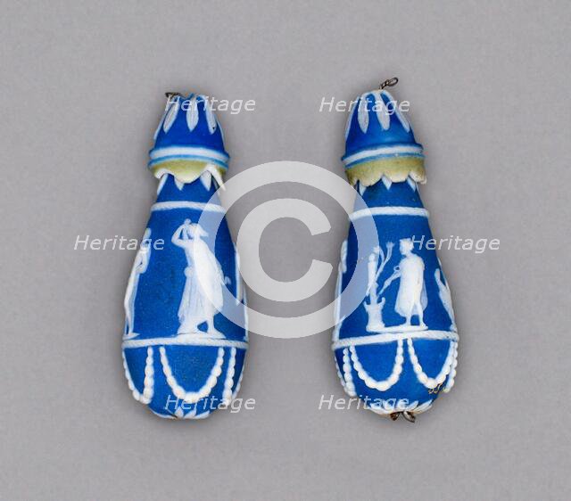 Ear Drops, Burslem, Late 18th century. Creator: Wedgwood.