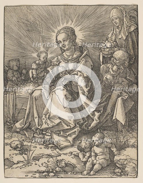 The Madonna on a Grassy Bank, 1526. Creator: Possibly Albrecht Dürer (German, Nuremberg 1471-1528 Nuremberg).