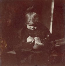 Betty Reynolds with Doll on Lap, ca. 1885. Creator: Thomas Eakins.