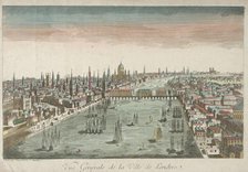 General View of London, 18th Century. Creator: Unknown.