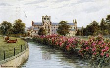 Buckfast Abbey, north view, Devon.Artist: J Salmon