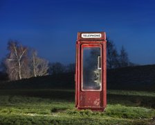 K8 telephone kiosk, Langton Park, Wroughton, Swindon, Wiltshire, 2014. Artist: James O Davies.