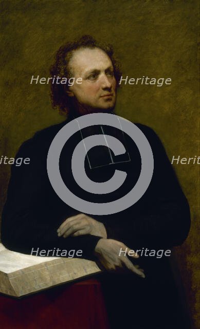 Portrait of Father Gaspard Deguerry, c1845. Creator: Ary Scheffer.