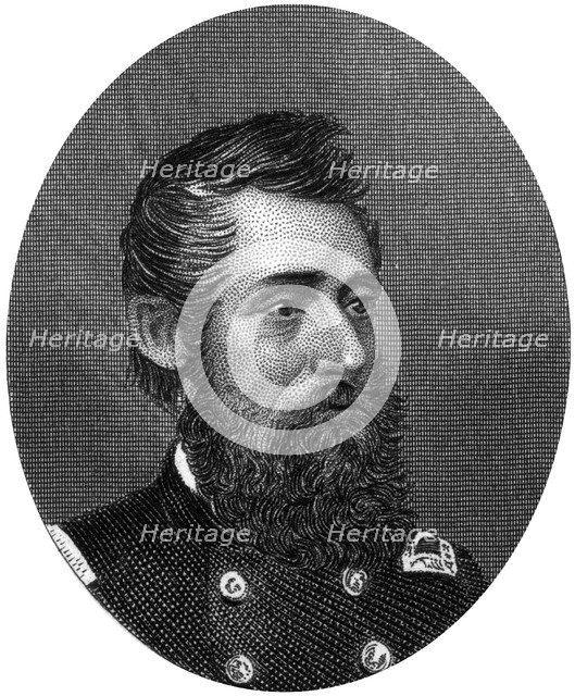 General Benjamin Henry Grierson, Union cavalry general, 1862-1867.Artist: J Rogers