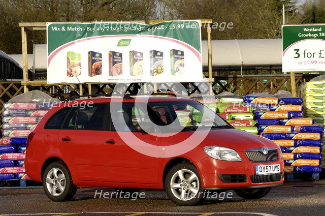 Skoda Fbia Estate  HTP 1-2  2007. Artist: Simon Clay.