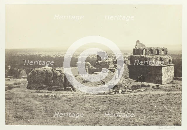 Distant View of Damascus, 1857. Creator: Francis Frith.