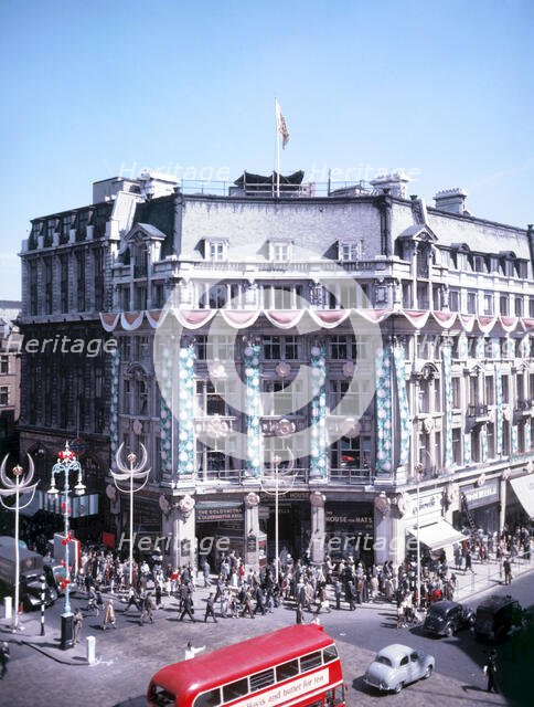 Day of the coronation of Elizabeth II, London, 2nd June 1953. Creator: Arthur Charles Kirby Ware.