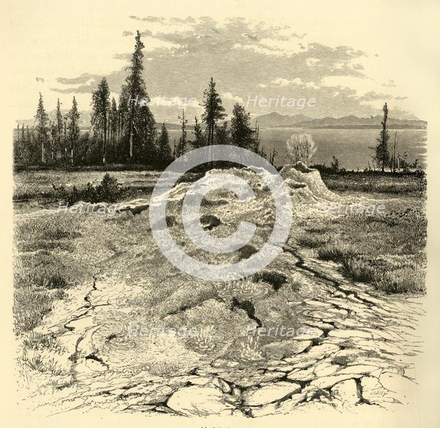 'Mud-Springs', 1872.  Creator: John J. Harley.