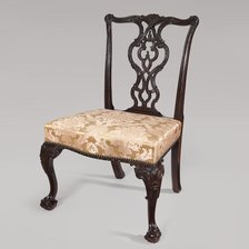 Side Chair, c1755-60. Creator: Unknown.