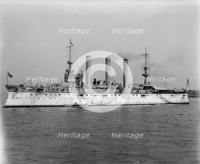 U.S.S. Brooklyn, between 1896 and 1901. Creator: Unknown.