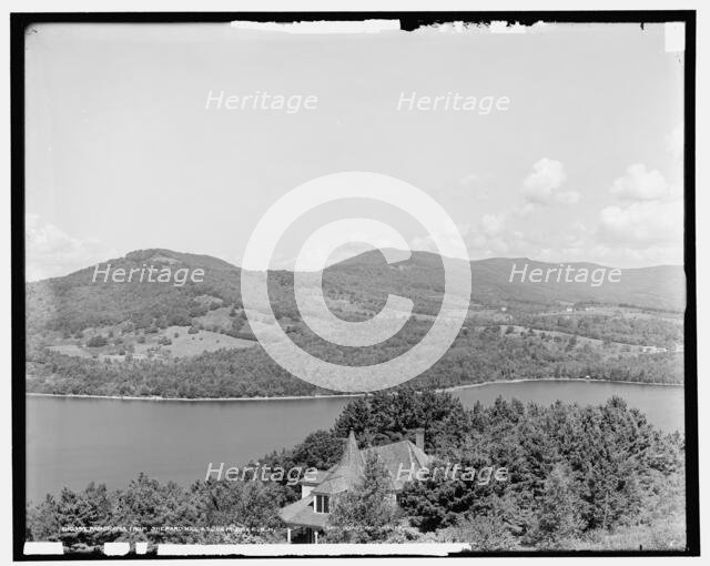 Panorama from Shepard Hill, Asquam Lake, N.H., c1906. Creator: Unknown.
