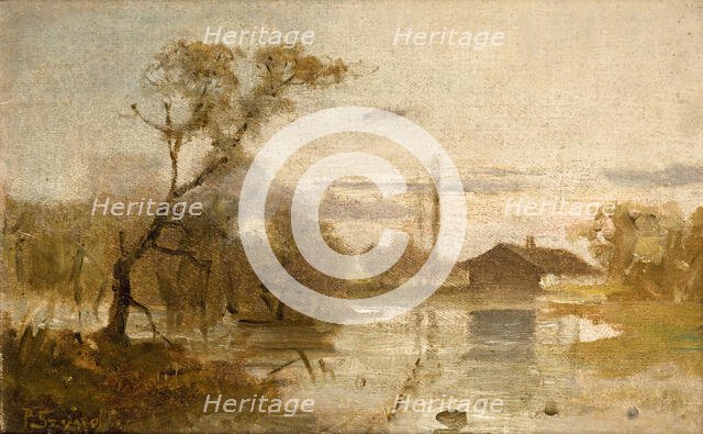 Landscape, after 1880. Creator: Pantaleon Szyndler.