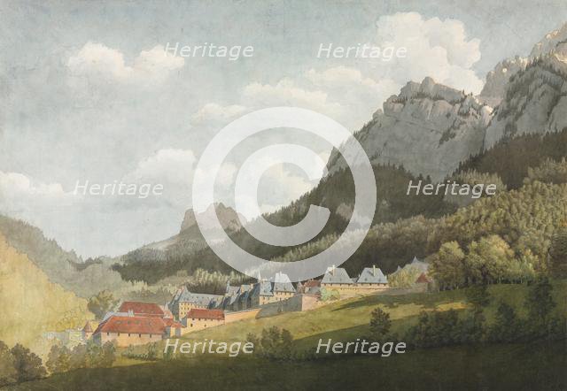 Paysage de la Grande Chartreuse, late 1700s-1800s. Creator: Jean Lubin Vauzelle (French, 1776-aft 1837), attributed to.