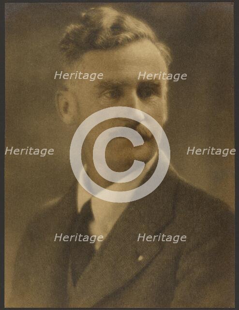 Portrait of a Man with White Lapel Pin, 1907-1943. Creator: Louis Fleckenstein.