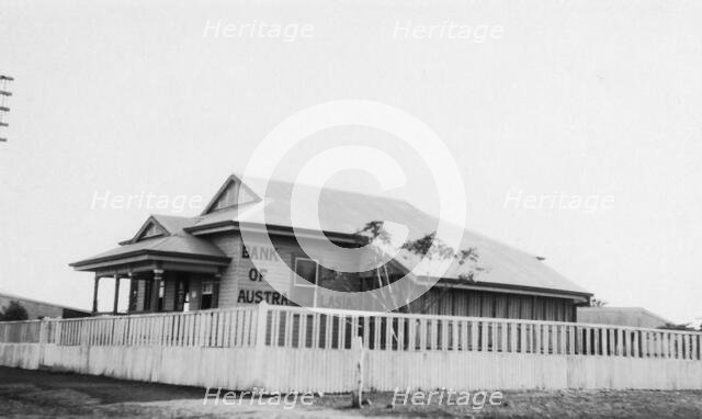 Bank of Australasia, Richmond, Queensland, 1935. Creator: Jack Bain.