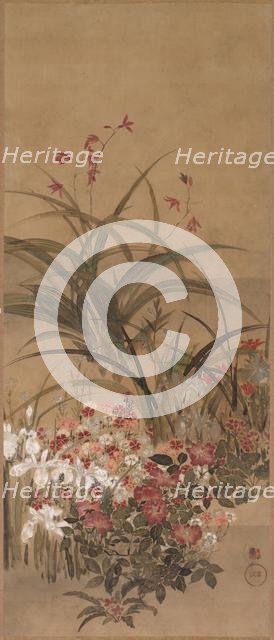 Summer Flowers, mid 1600s. Creator: Kitagawa S?setsu (Japanese, active 1639-50).
