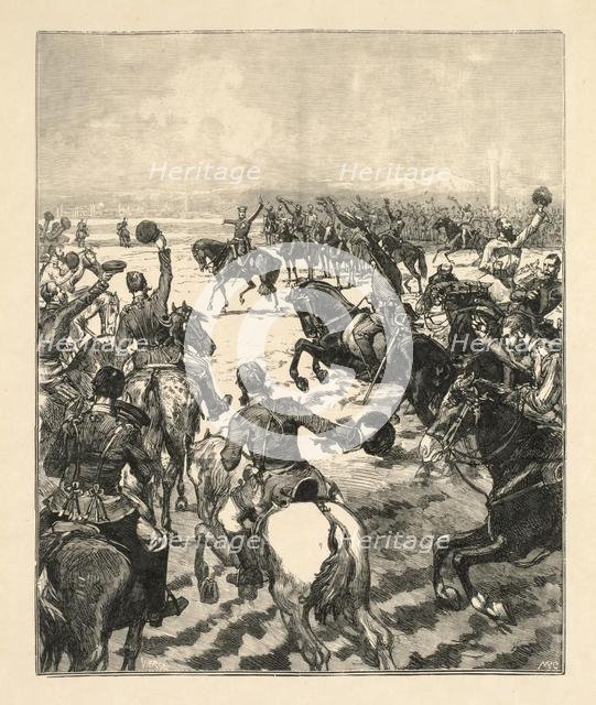 Napoleanic Battle Scene. Creator: Daniel Urrabieta Vierge (Spanish, 1851-1904).