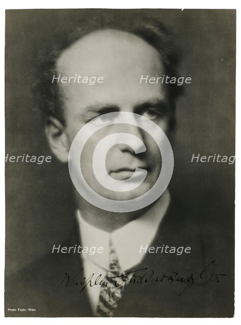 Portrait of Wilhelm Furtwängler (1886-1954), c1924. Creator: Fayer, Georg (1892-1950).