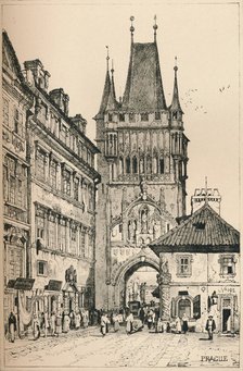 'Prague', c1820 (1915). Artist: Samuel Prout.
