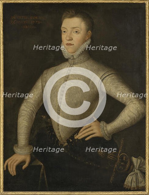 Portrait of Charles Stuart, 5th Earl of Lennox (1557-1576), 1573. Creator: Anonymous.