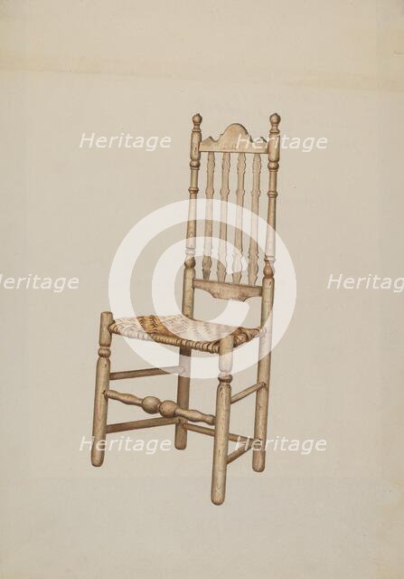 Banister Back Chair, 1935/1942. Creator: Henry Murphy.