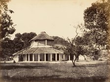 Bungalow in Umballa, 1850s. Creator: Unknown.