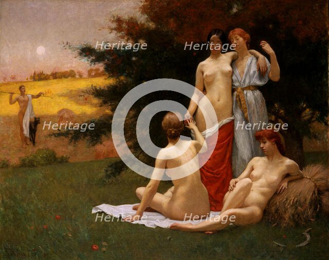 An Eclogue, 1890. Creator: Kenyon Cox.