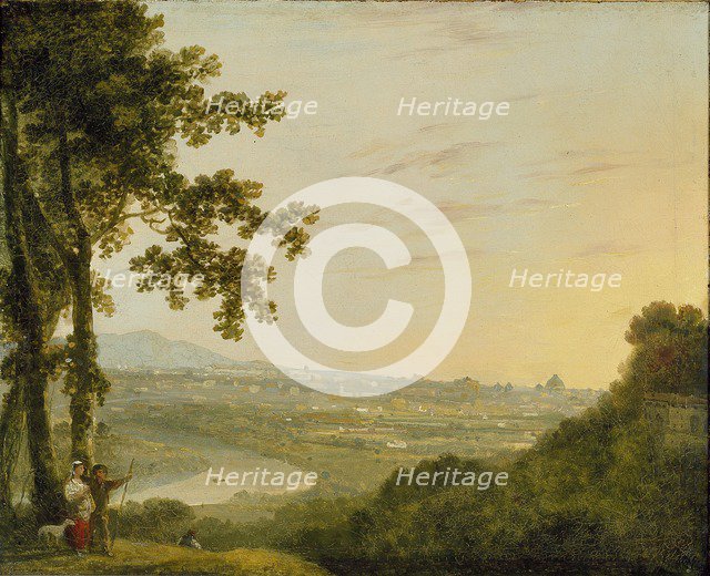 Rome from the Villa Madama, during or post 1753. Artist: Richard Wilson.