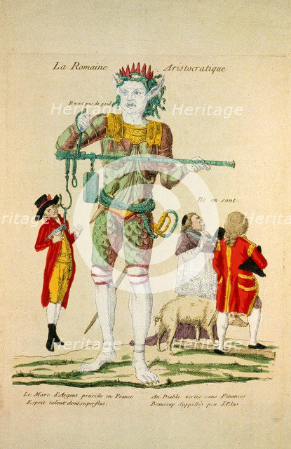 La Romaine Aristocratique, 1789.